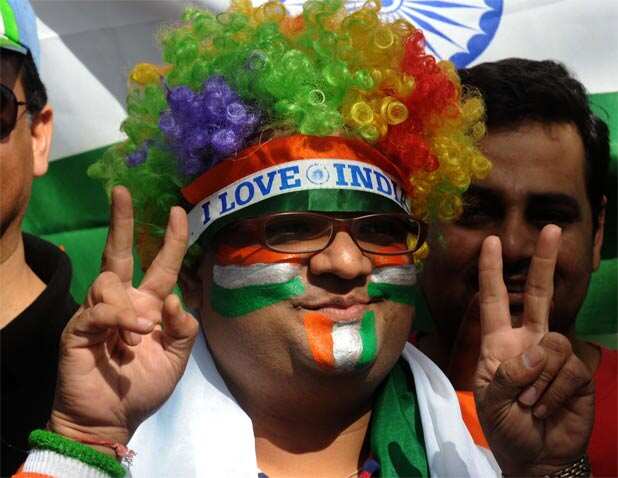 Indian fans in Mohali