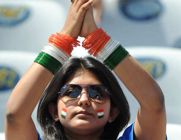 Indian fans in Mohali