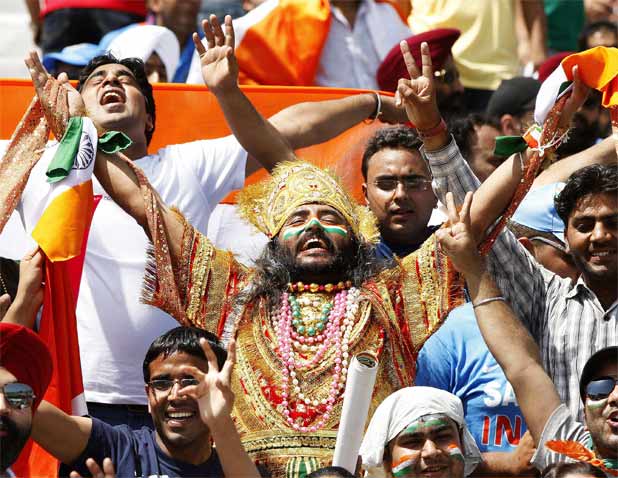 Indian fans in Mohali
