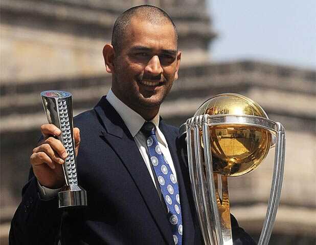 Captain cool Dhoni goes bald