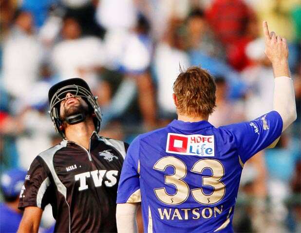 Match 38: Rajasthan Royals vs Pune Warriors India