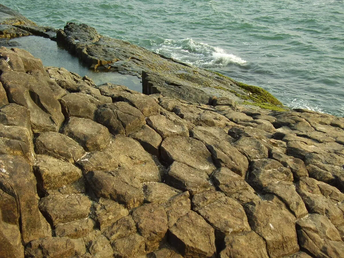 Basalt rocks on St. Mary's Islands in Karnataka Basalt rocks on St. Mary's Islands in Karnataka