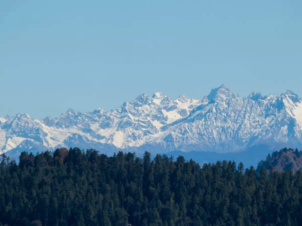 Dhauladhar Range in Bir, Himachal Pradesh