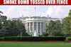 White House locked down after smoke bomb tossed