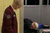 Head caught in elevator doors prank!