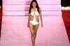 Miss India contestants walk the ramp in swimsuits