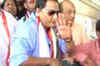 Neta Azhar gets grand welcome at Hyderabad