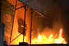 Massive fire in Bangalore landmark