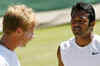 Paes-Dlouhy crash out of Wimbledon