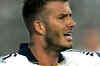 David Beckham in another spat with fan