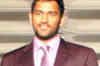 Dhoni walks the ramp
