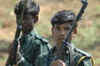 Maoists blow up rly tracks, trucks in Jharkhand
