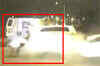 Watch: Suspected drunk driver hits police officer