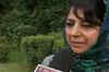 Mehbooba welcomes PM's statement on Kashmir