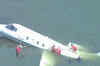 Brazil: Plane skids off runway; lands into sea