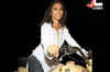 Vidya goes biking