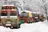Snowfall in Kashmir, Srinagar-Jammu highway closed