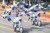Daredevil stunts performed at parade