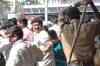 Police lathicharge fans lined up to buy WC tickets
