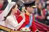 Kate, William leaves for Buckingham Palace