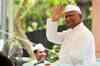 Anna ends day-long fast at Rajghat, gives ultimatum