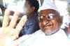 Anna Hazare shifted to Chhatrasal Stadium