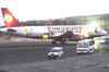Kingfisher plane door opens minutes before taking off
