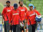 Indian team's practice session
