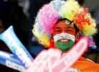 Colourful fans in Orange city