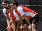 England-West Indies practice session
