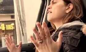 A Rapping Gangsta Wife Caught Unaware!