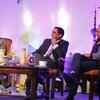 Upamanyu and Rahul in conversation with Nalin