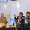 Upamanyu and Rahul in conversation with Nalin